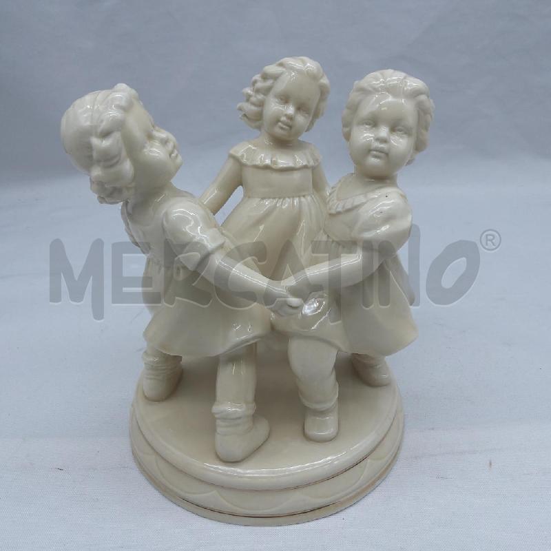 STATUINA GIROTONDO TRE BIMBE CERAM | Mercatino dell'Usato San maurizio canavese 1