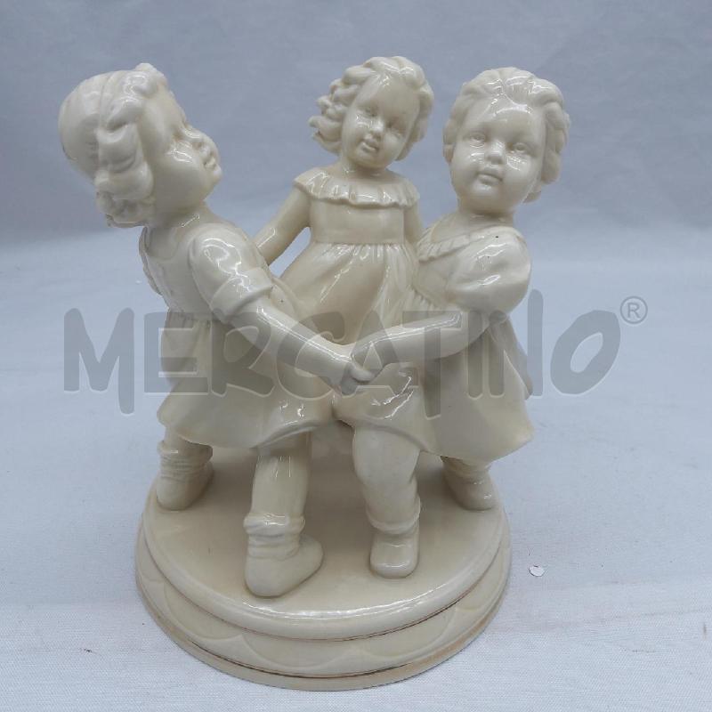 STATUINA GIROTONDO TRE BIMBE CERAM | Mercatino dell'Usato San maurizio canavese 3