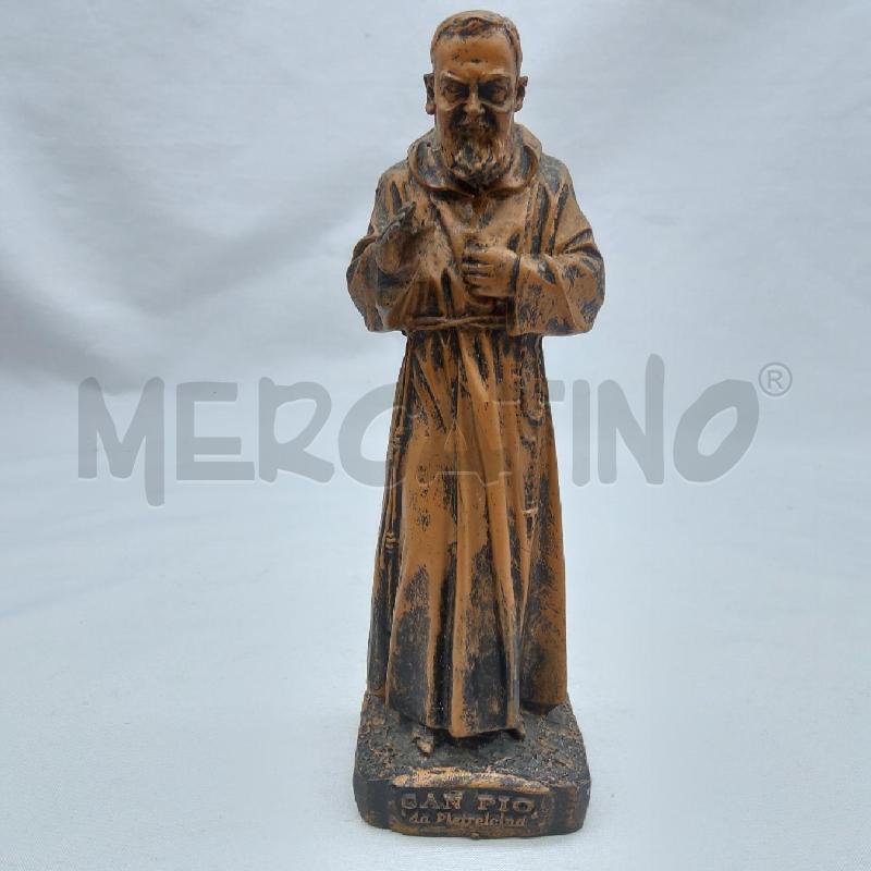 STATUINA PADRE PIO MARRONE  | Mercatino dell'Usato San maurizio canavese 1