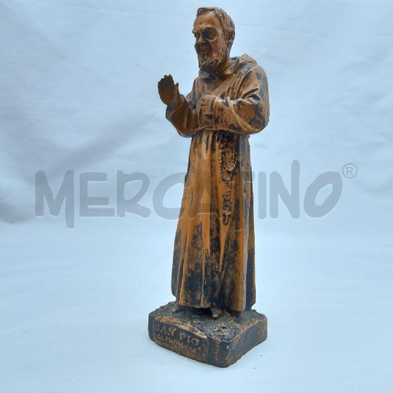 STATUINA PADRE PIO MARRONE  | Mercatino dell'Usato San maurizio canavese 4