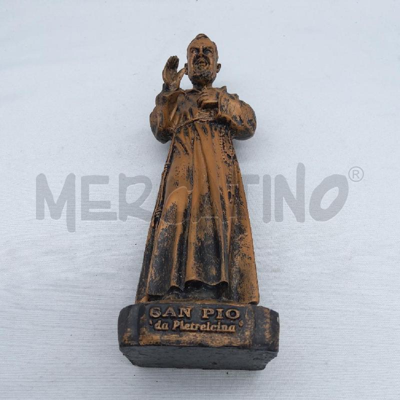 STATUINA PADRE PIO MARRONE  | Mercatino dell'Usato San maurizio canavese 5