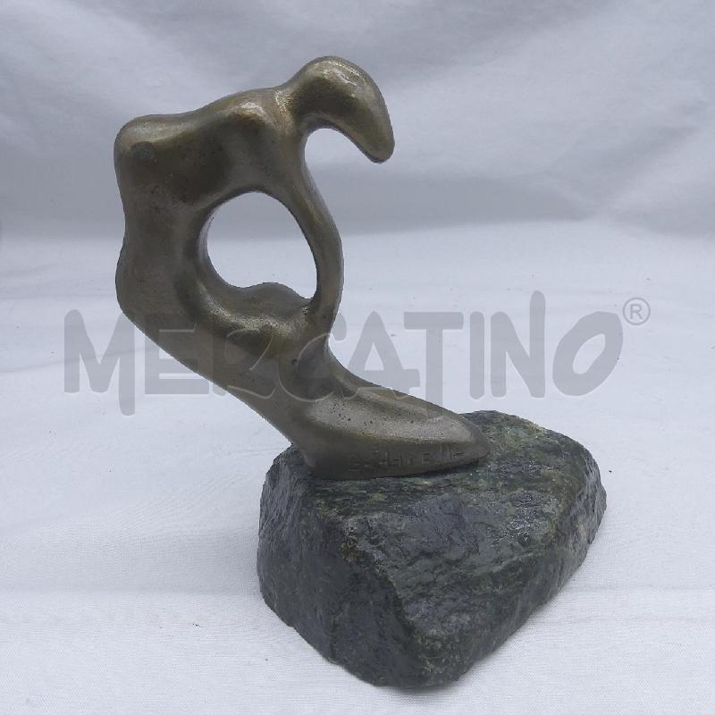 STATUINA SILUETTE DONNA BASE PIETRA | Mercatino dell'Usato San maurizio canavese 1