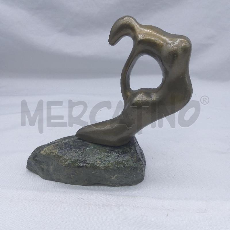 STATUINA SILUETTE DONNA BASE PIETRA | Mercatino dell'Usato San maurizio canavese 3