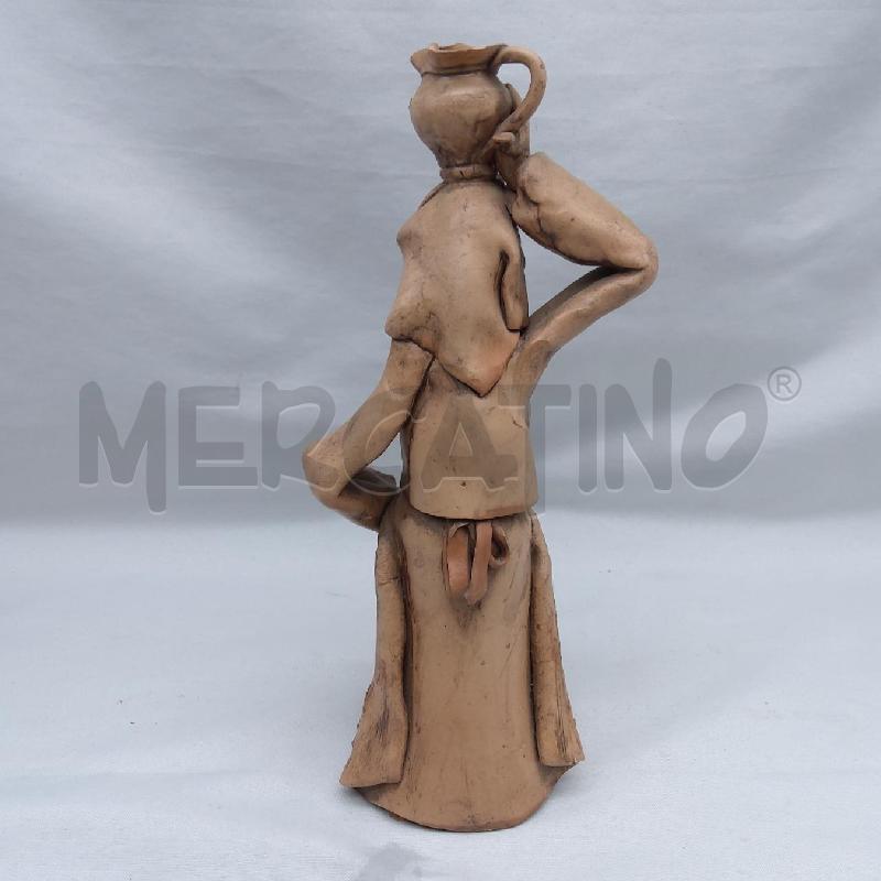 STATUINA TERRACOTTA FALVO ROGLIANO DONNA CON BROCCA | Mercatino dell'Usato San maurizio canavese 3