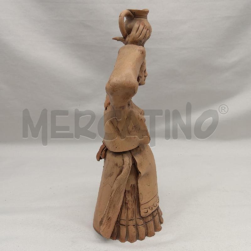 STATUINA TERRACOTTA FALVO ROGLIANO DONNA CON BROCCA | Mercatino dell'Usato San maurizio canavese 4