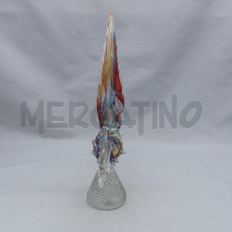 STATUINA UCCELLO VARIOPINTO VETRO  | Mercatino dell'Usato San maurizio canavese 2