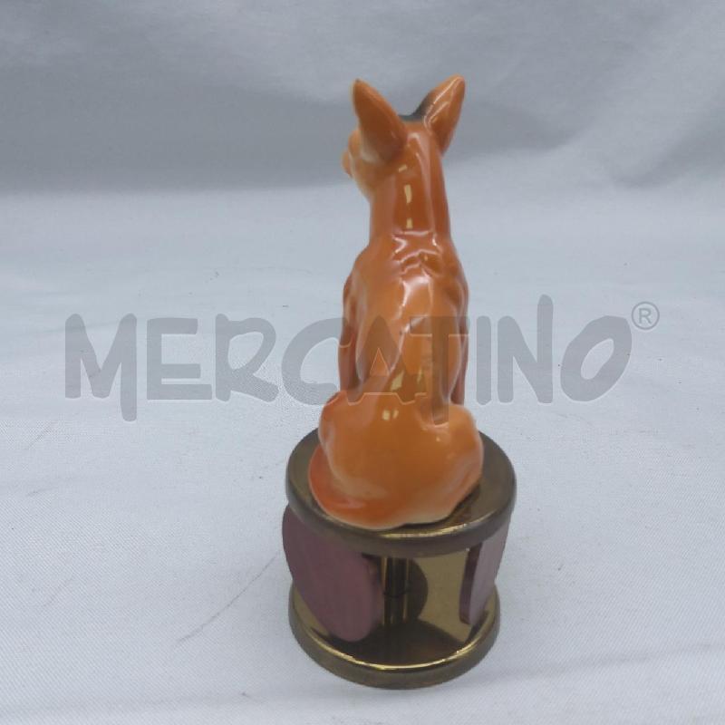 STATUINA VINTAGE CANE CHIHUAHUA BASE OTTONATA | Mercatino dell'Usato San maurizio canavese 3