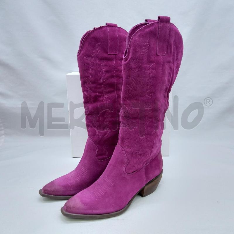 STIVALI DONNA SILKO' SC1 VERA PELLE MAGENTA  | Mercatino dell'Usato San maurizio canavese 1