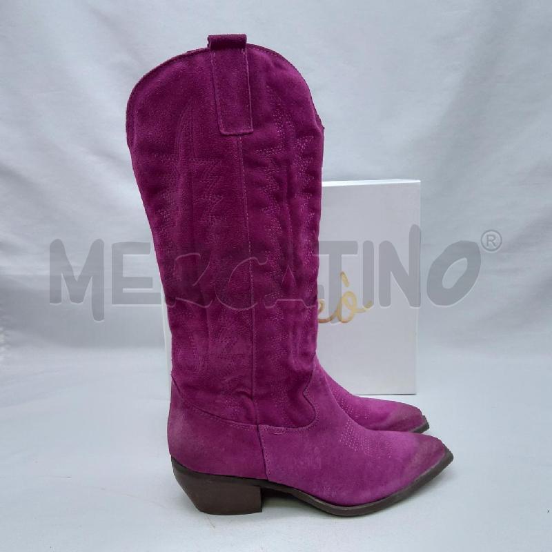 STIVALI DONNA SILKO' SC1 VERA PELLE MAGENTA  | Mercatino dell'Usato San maurizio canavese 3