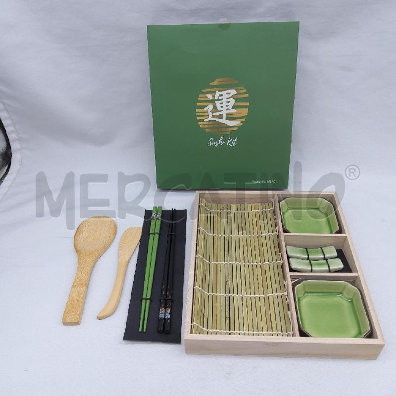 SUSHI KIT PER DUE PERSONE VERDINO E NERO BAMBOO | Mercatino dell'Usato San maurizio canavese 1