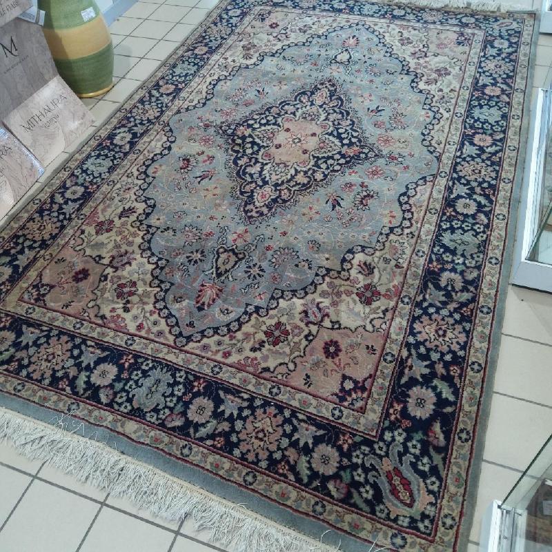 TAPPETO 391 X 178 AZZURRO BLU FRANGE | Mercatino dell'Usato San maurizio canavese 2