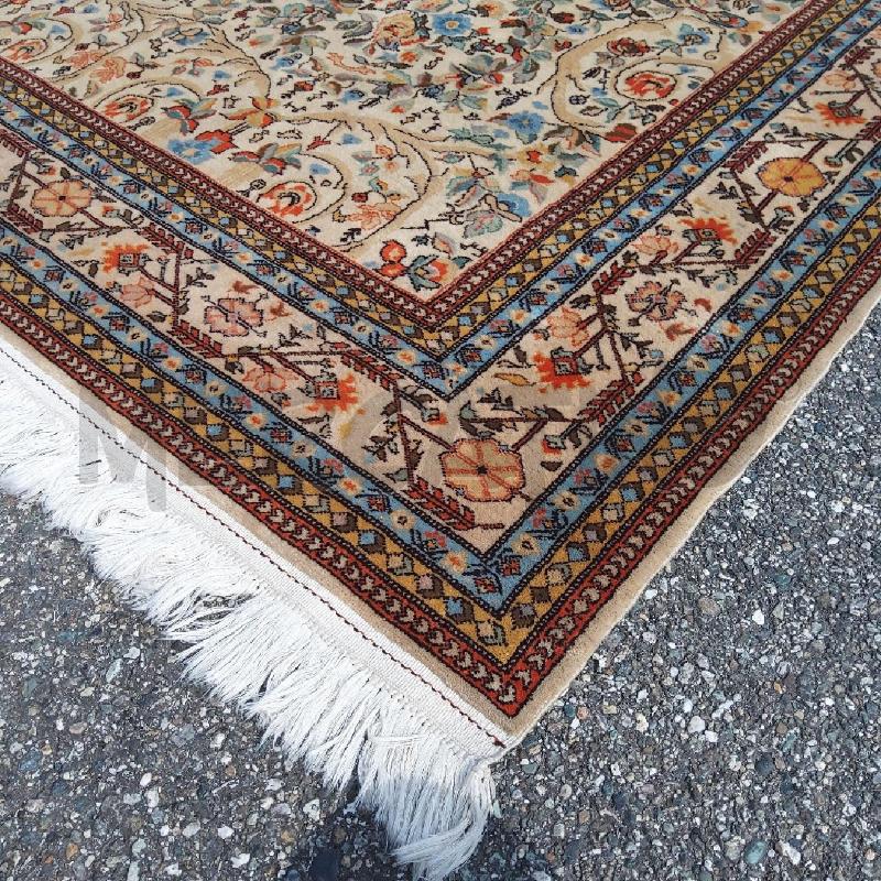 TAPPETO RETT 260X330 FRANGE DECORO FLOREALE GEOMETRICO | Mercatino dell'Usato San maurizio canavese 2
