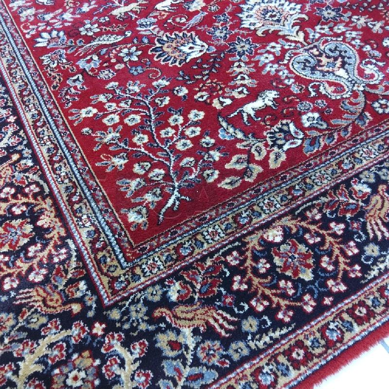TAPPETO ROSSO LANA NO FRANGE 234X170 | Mercatino dell'Usato San maurizio canavese 3