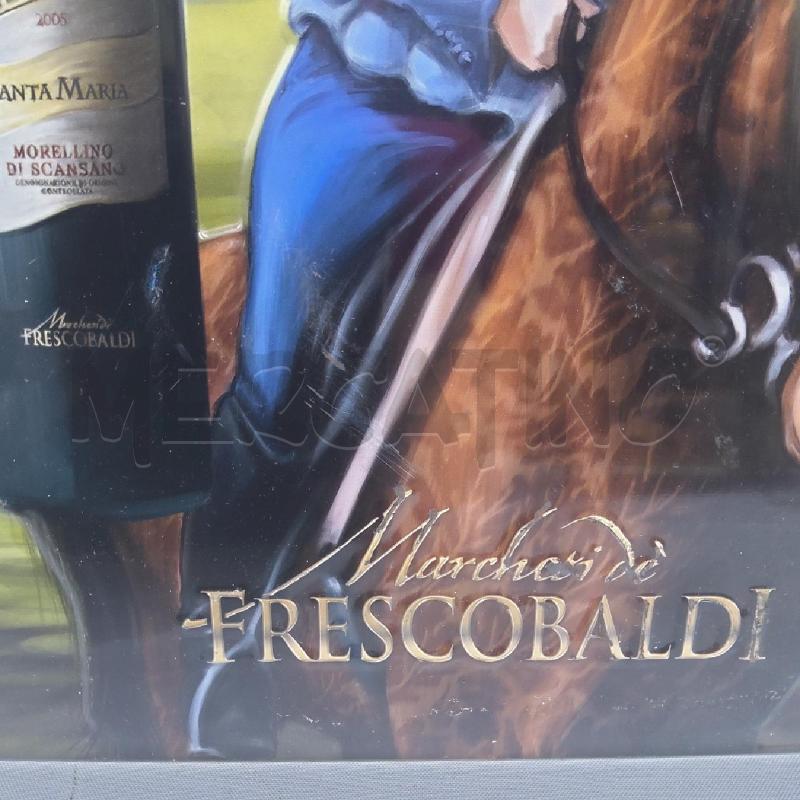 TARGA METALLLO RILIEVO FRESCOBALDI MORELLINO SCANSANO | Mercatino dell'Usato San maurizio canavese 2