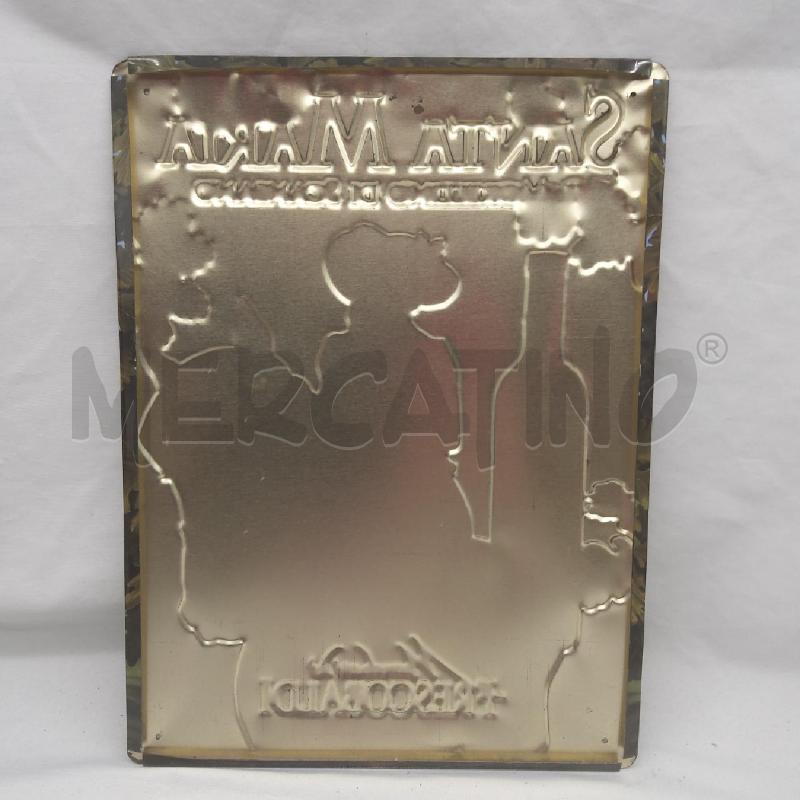 TARGA METALLLO RILIEVO FRESCOBALDI MORELLINO SCANSANO | Mercatino dell'Usato San maurizio canavese 3