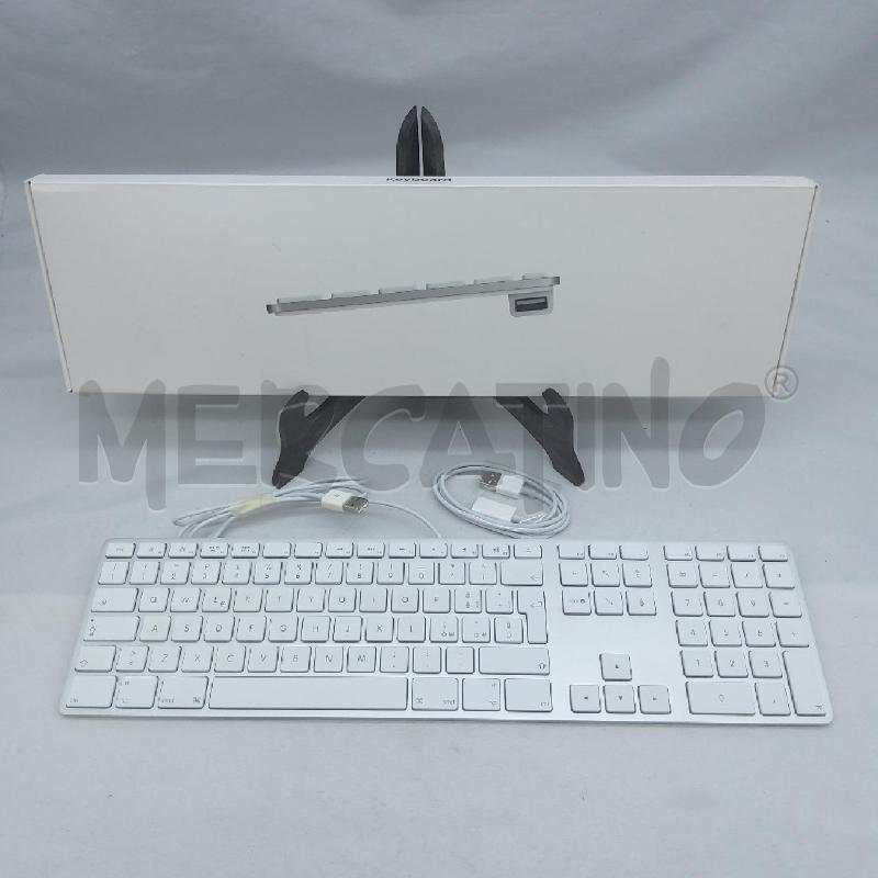 TASTIERA COMPUTER APPLE BIANCA | Mercatino dell'Usato San maurizio canavese 1
