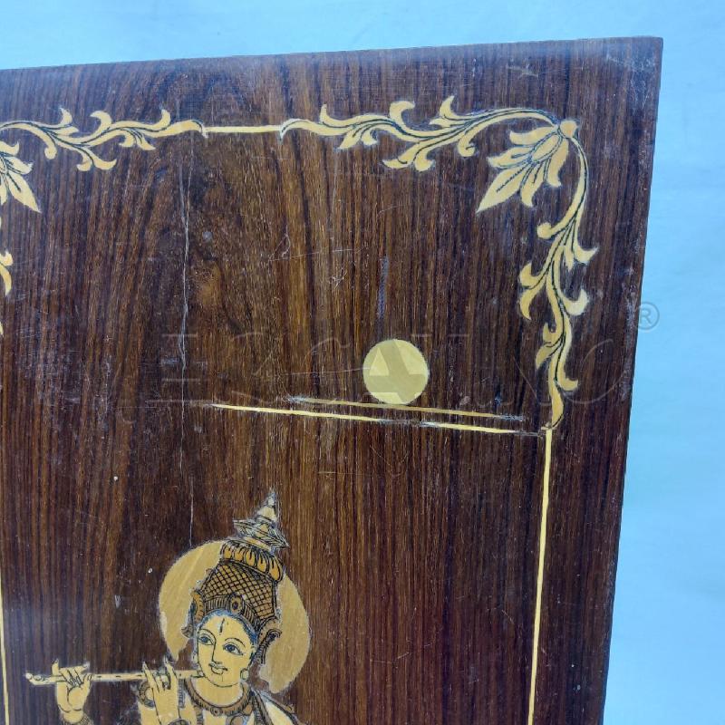 TAVOLETTA LEGNO INTARSIO INDIANO BUDDHA | Mercatino dell'Usato San maurizio canavese 3