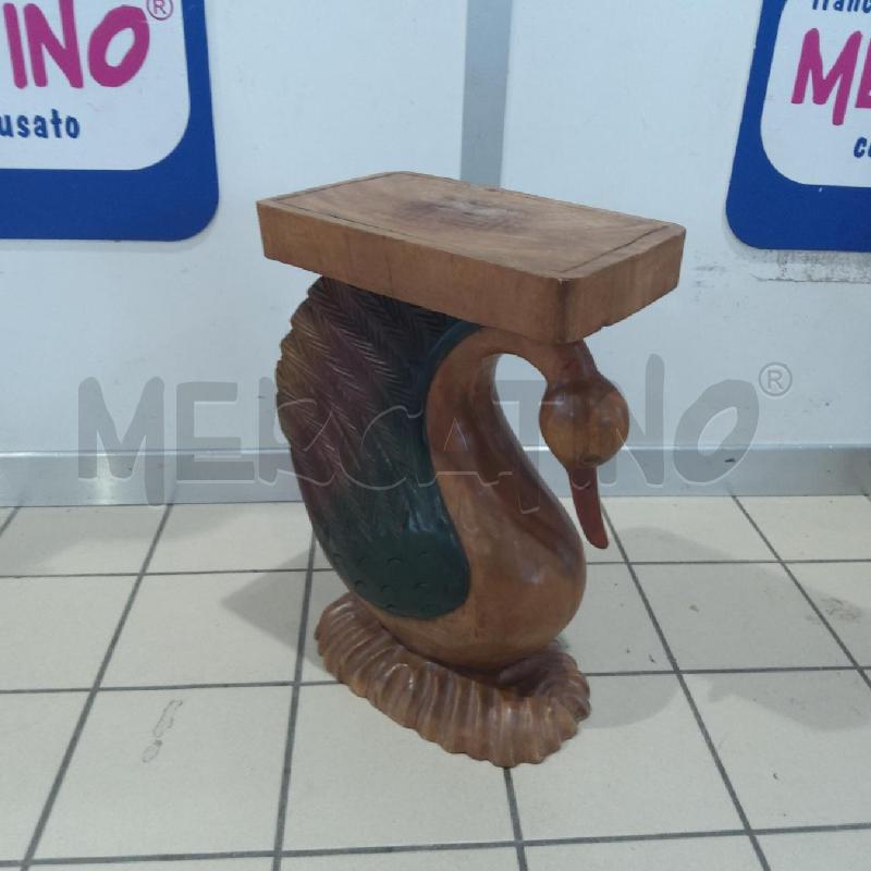 TAVOLINO ANATRA LEGNO  | Mercatino dell'Usato San maurizio canavese 4