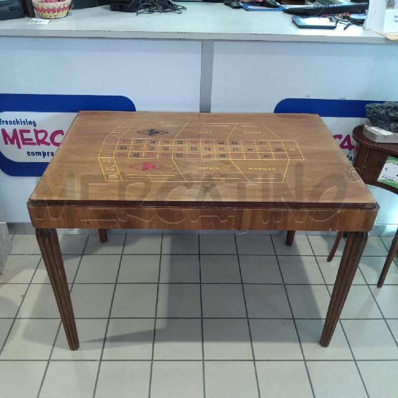 TAVOLINO DA GIOCO FRANCESE DECO' ANNI 40 + PEDINE | Mercatino dell'Usato San maurizio canavese 1