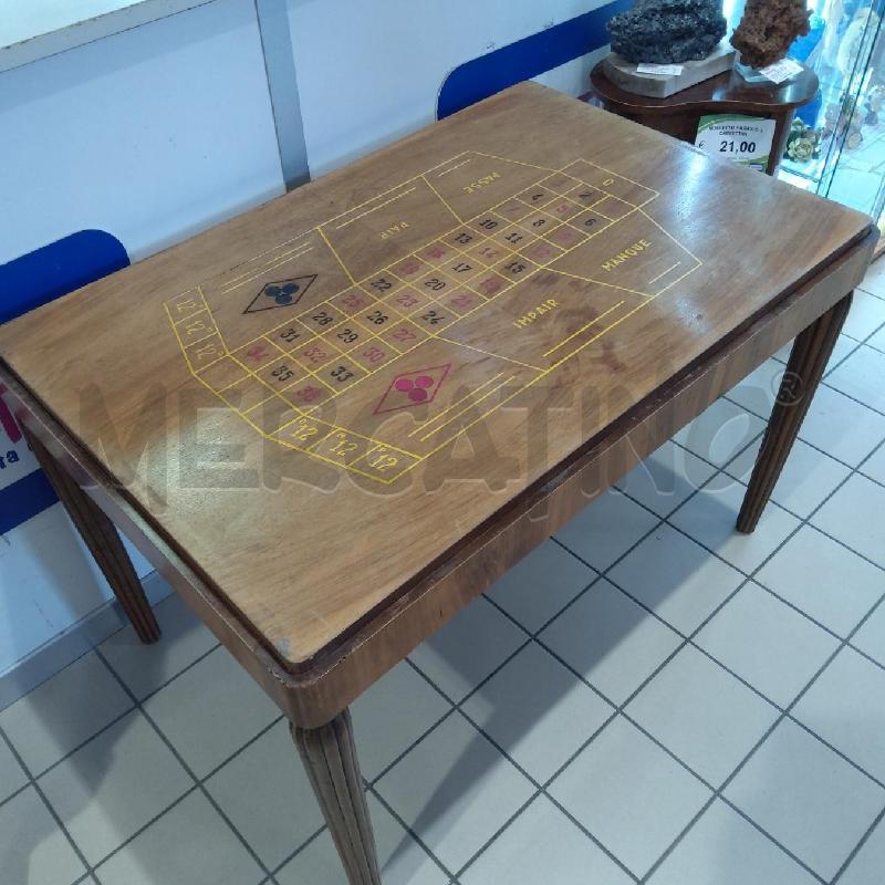TAVOLINO DA GIOCO FRANCESE DECO' ANNI 40 + PEDINE | Mercatino dell'Usato San maurizio canavese 2