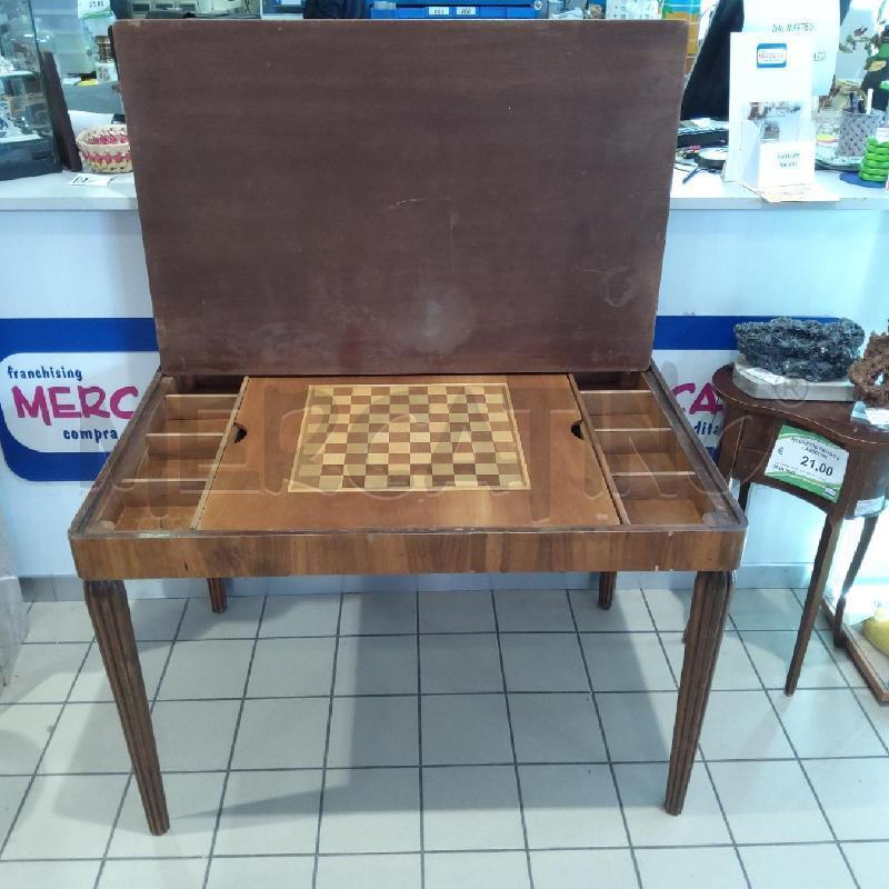 TAVOLINO DA GIOCO FRANCESE DECO' ANNI 40 + PEDINE | Mercatino dell'Usato San maurizio canavese 3