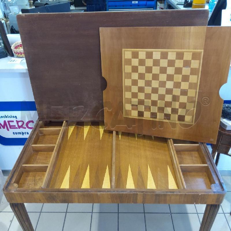 TAVOLINO DA GIOCO FRANCESE DECO' ANNI 40 + PEDINE | Mercatino dell'Usato San maurizio canavese 4