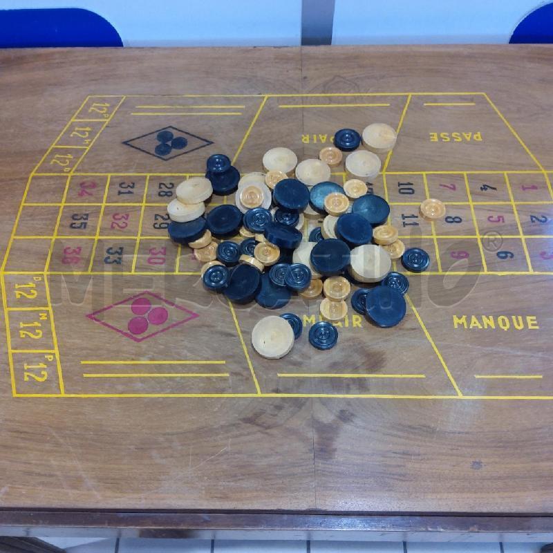 TAVOLINO DA GIOCO FRANCESE DECO' ANNI 40 + PEDINE | Mercatino dell'Usato San maurizio canavese 5