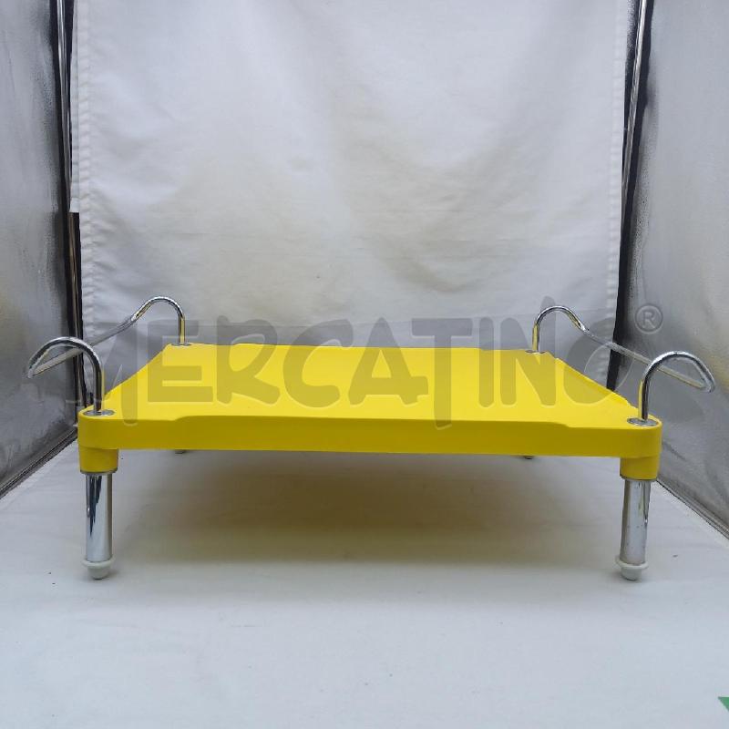 TAVOLINO DA LETTO DESIGN GIALLO / ACCIAIO  | Mercatino dell'Usato San maurizio canavese 1