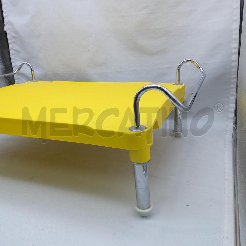 TAVOLINO DA LETTO DESIGN GIALLO / ACCIAIO  | Mercatino dell'Usato San maurizio canavese 2