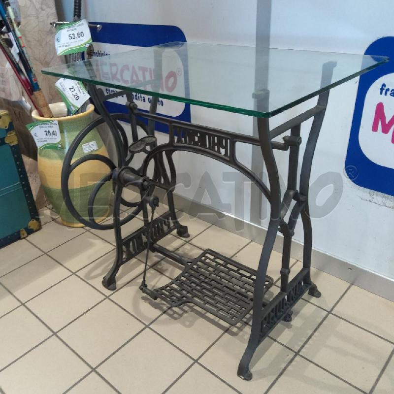 TAVOLINO MACCHINA CUCIRE PIANO VETRO | Mercatino dell'Usato San maurizio canavese 4