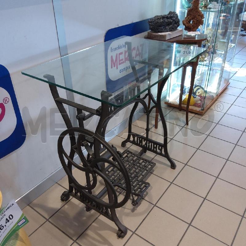 TAVOLINO MACCHINA CUCIRE PIANO VETRO | Mercatino dell'Usato San maurizio canavese 5