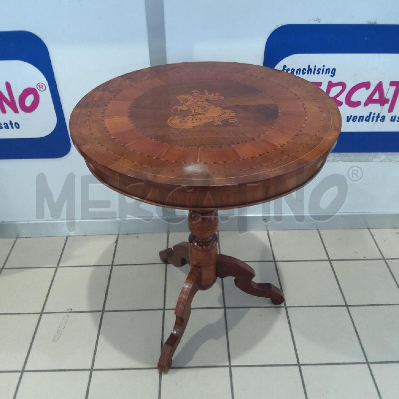 TAVOLINO ROTONDO CEPPO CENTRALE CAVALIERE | Mercatino dell'Usato San maurizio canavese 1