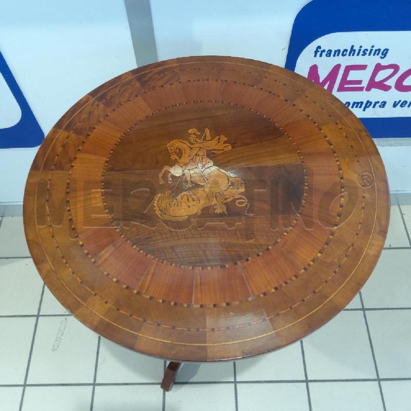 TAVOLINO ROTONDO CEPPO CENTRALE CAVALIERE | Mercatino dell'Usato San maurizio canavese 2