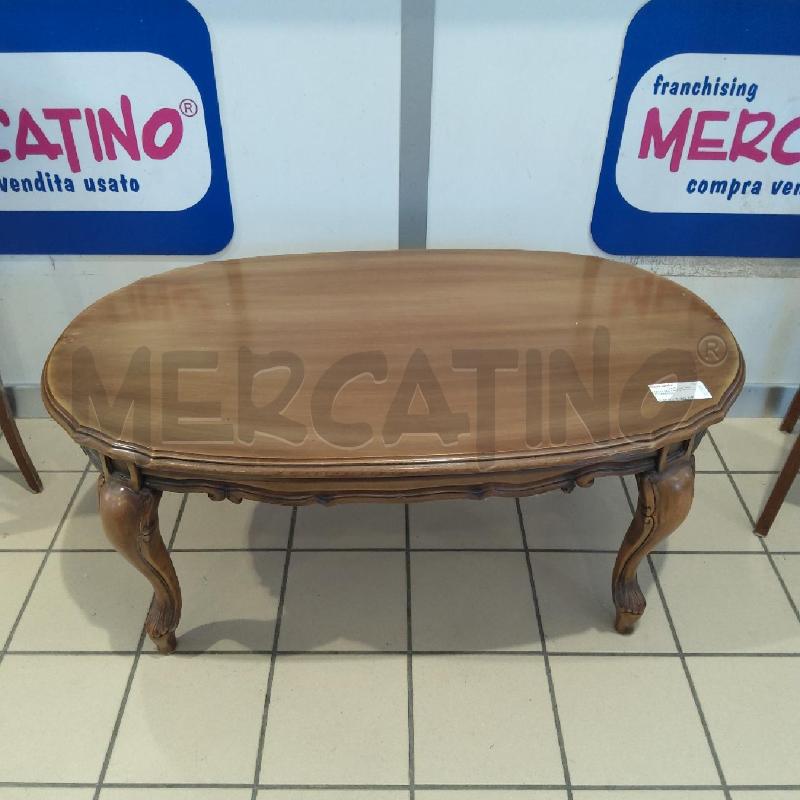 TAVOLINO SALOTTO OVALE CABRIOLE | Mercatino dell'Usato San maurizio canavese 1