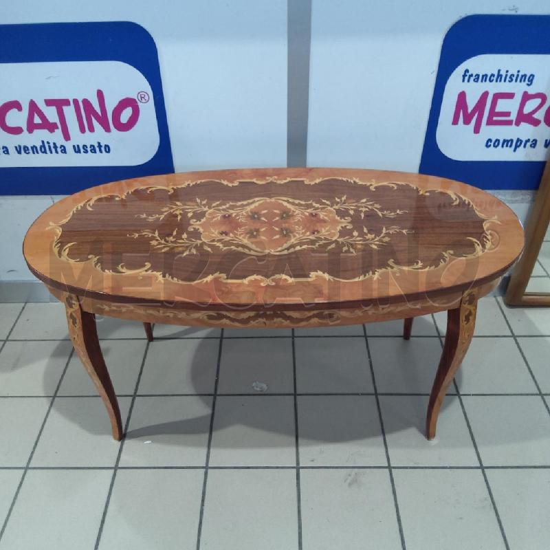 TAVOLINO SALOTTO OVALE CABRIOLE STAMPA | Mercatino dell'Usato San maurizio canavese 1