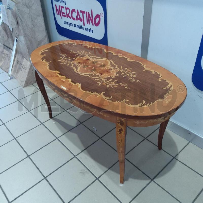 TAVOLINO SALOTTO OVALE CABRIOLE STAMPA | Mercatino dell'Usato San maurizio canavese 2