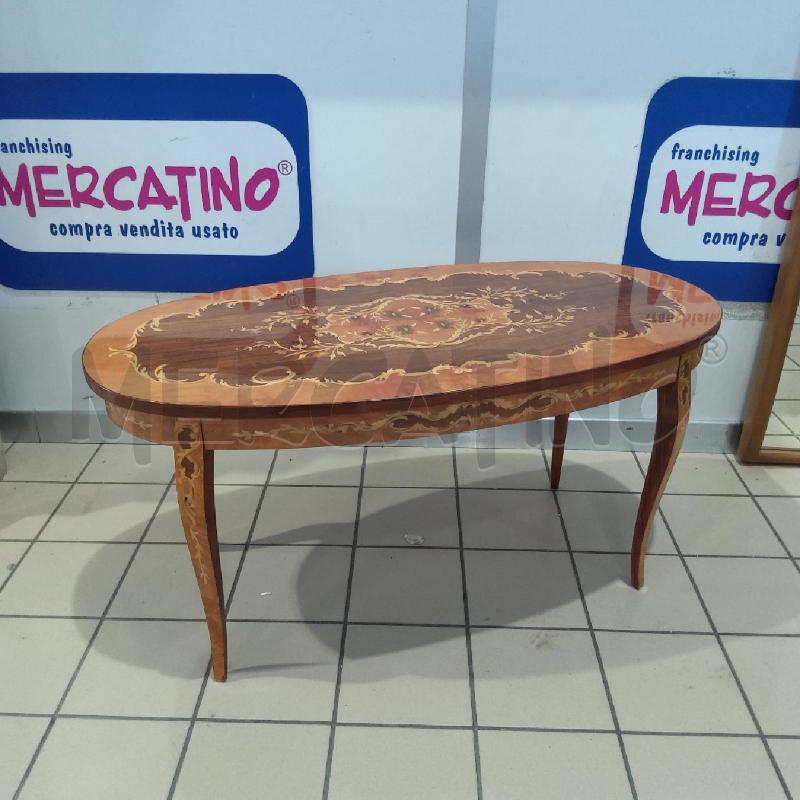 TAVOLINO SALOTTO OVALE CABRIOLE STAMPA | Mercatino dell'Usato San maurizio canavese 3