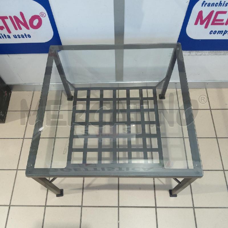 TAVOLINO SALOTTO QUAD VETRO | Mercatino dell'Usato San maurizio canavese 3