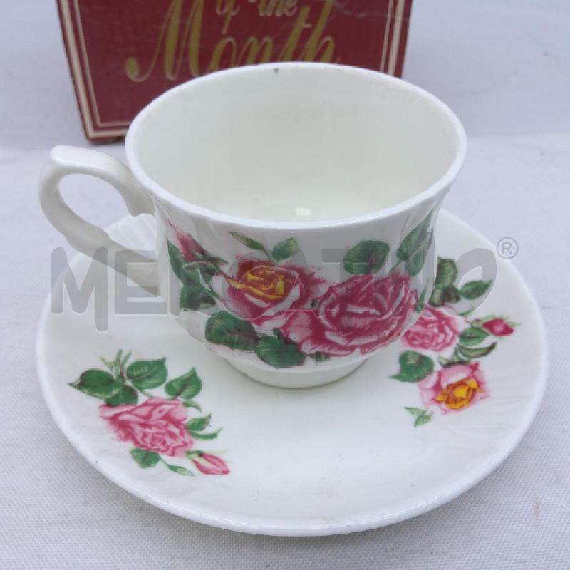TAZZA + PIATTINO  ROYAL GARDEN JUNE+ SCATOLA | Mercatino dell'Usato San maurizio canavese 4