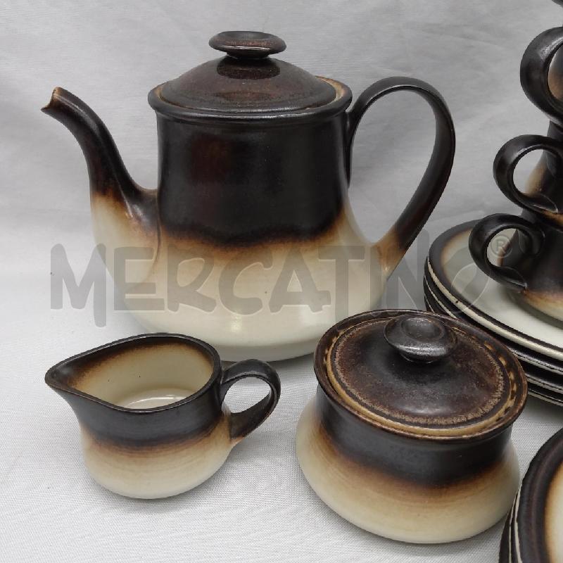 TAZZE PZ. 12 PORCELLANA MANCIOLI MARRONE  | Mercatino dell'Usato San maurizio canavese 4