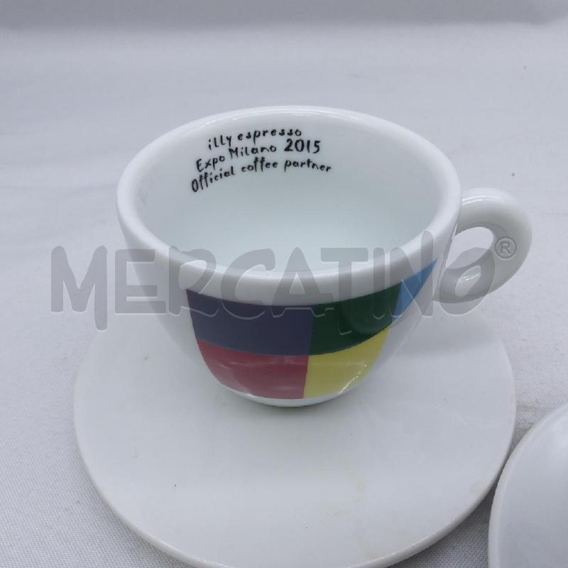 TAZZE PZ. 2 CAPPUCCINO ILLY EXPO MILANO 2015 | Mercatino dell'Usato San maurizio canavese 3