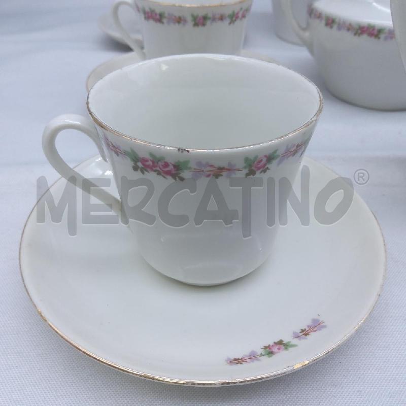 TAZZINE PZ 6 +PIAT + PORTA CAFFE'+LAT+ZUC ROSELLINE | Mercatino dell'Usato San maurizio canavese 2