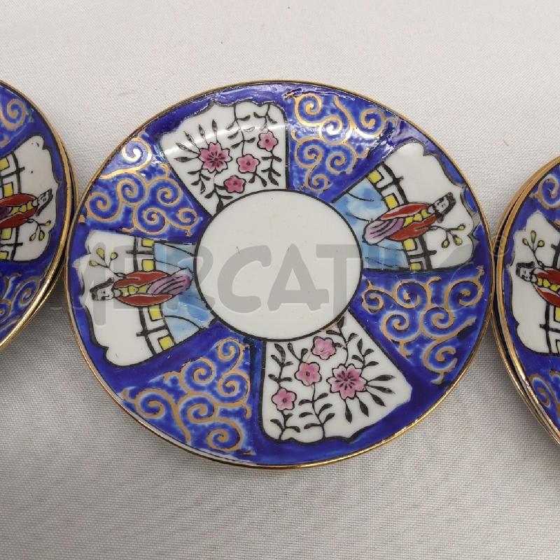 TAZZINE PZ 6 + PIATTINO BLU GEISHE | Mercatino dell'Usato San maurizio canavese 3
