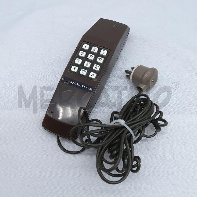 TELEFONO VINTAGE ALOHA ELCAR MARRONE | Mercatino dell'Usato San maurizio canavese 1