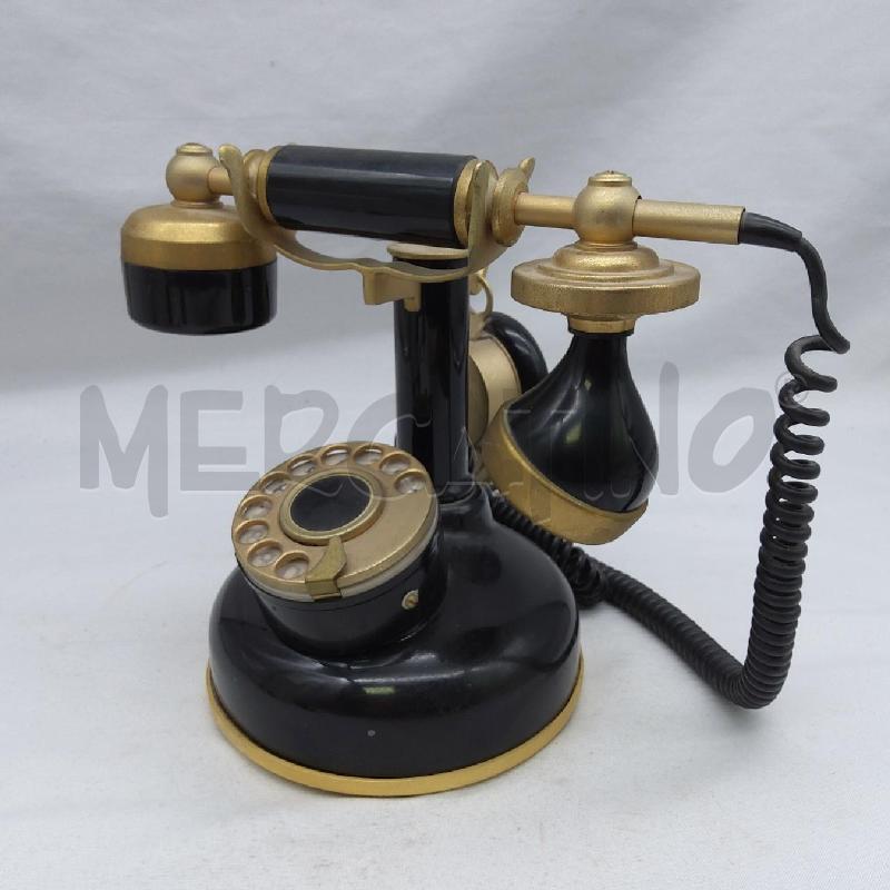TELEFONO VINTAGE NERO / OTTONE | Mercatino dell'Usato San maurizio canavese 5