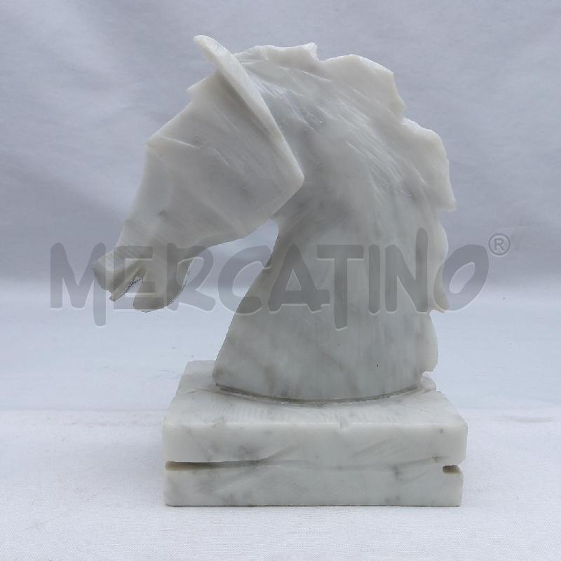 TESTA CAVALLO MARMO BASE RETTANGOLARE | Mercatino dell'Usato San maurizio canavese 2