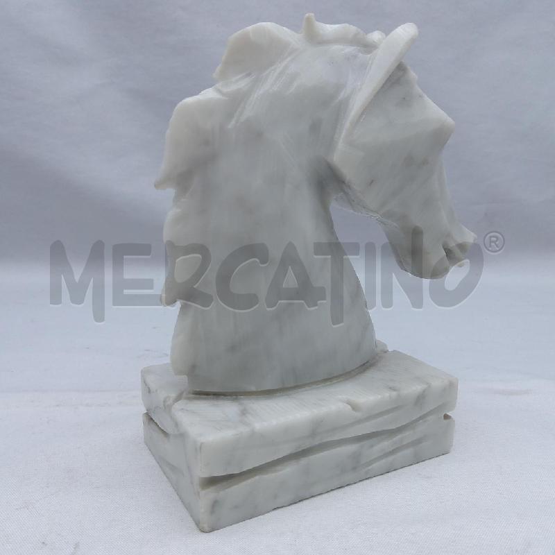 TESTA CAVALLO MARMO BASE RETTANGOLARE | Mercatino dell'Usato San maurizio canavese 3