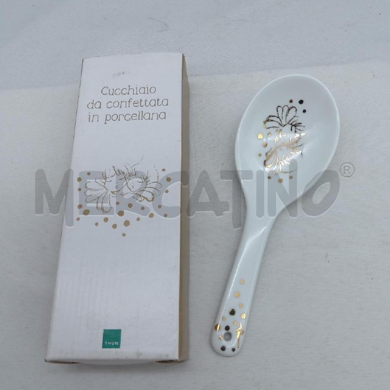 THUN CUCCHIAIO DA CONFETTATA IN PORCELLANA + SCATOLA | Mercatino dell'Usato San maurizio canavese 1