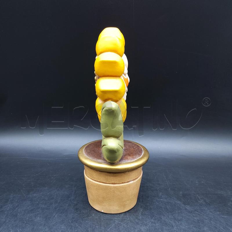 THUN , VASO con Girasole. Altezza 19,5 cm. EUR 65,00 - PicClick IT