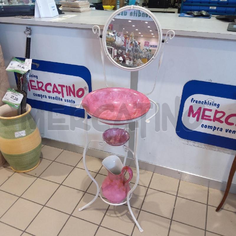 TOILETTE FERRO BATTUTO BCO CERAMICHE ROSA MARMOTIZZATO | Mercatino dell'Usato San maurizio canavese 1